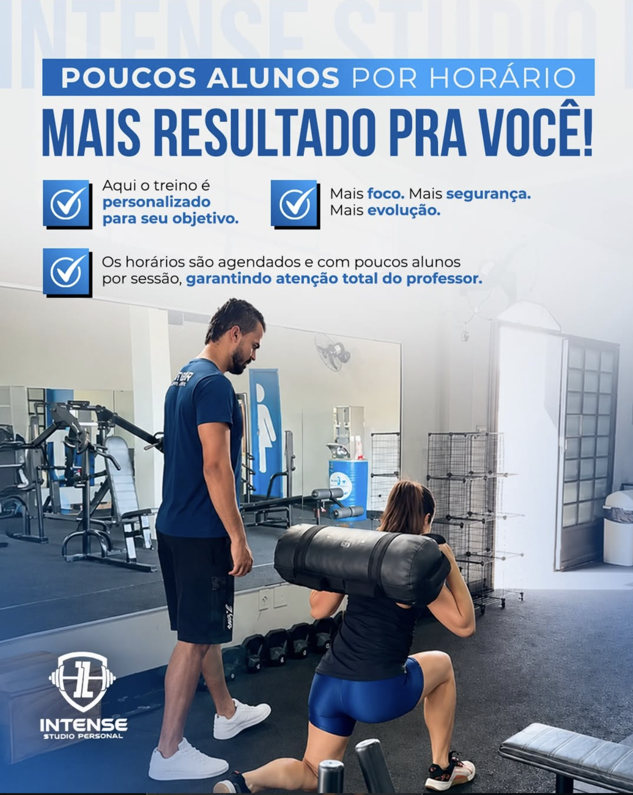 Treinamento personalizado no Studio GL Personal